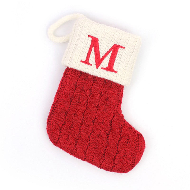 Botas de natal letras meia de natal decoração