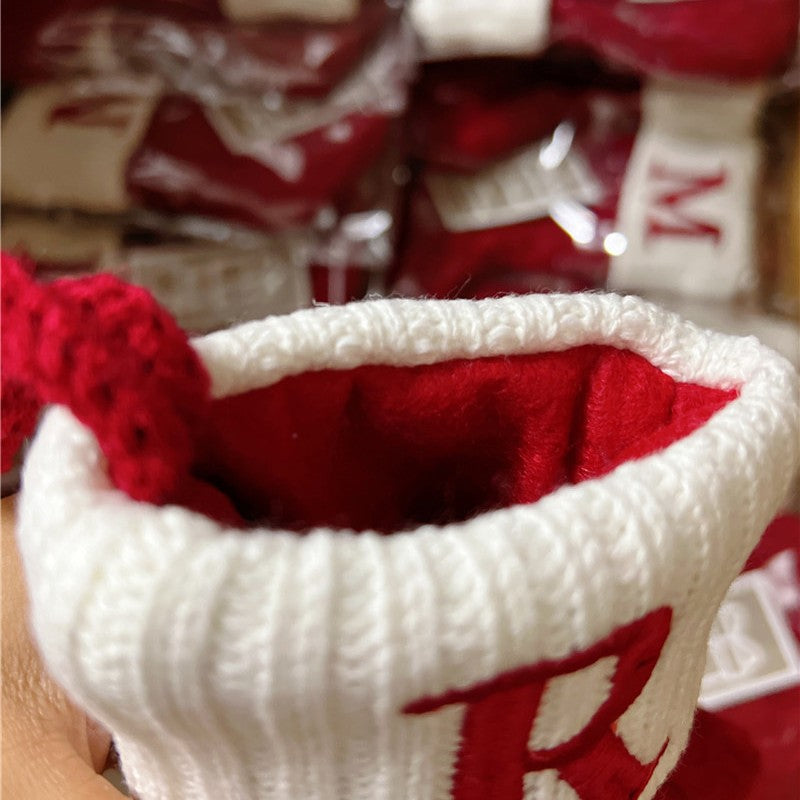 Botas de natal letras meia de natal decoração