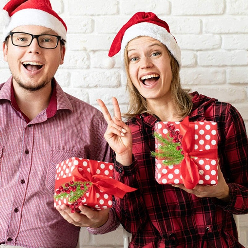 10 pçs decoração de natal ramos de pinho artificial bagas de azevinho ramos d