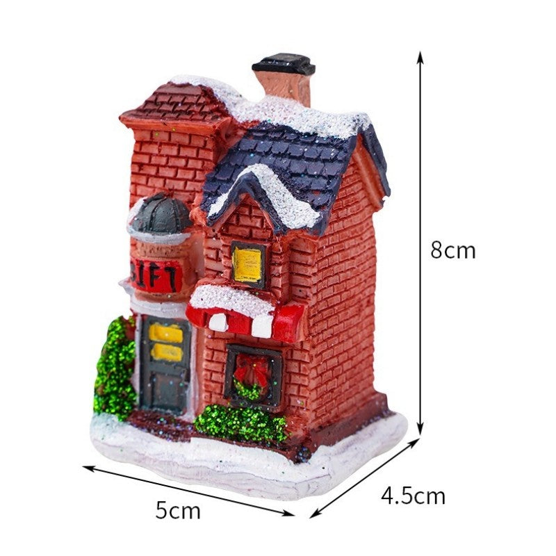 Casa de natal decorações de luz para casa