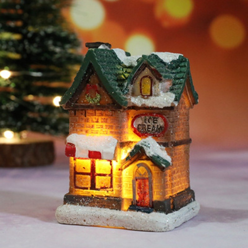 Casa de natal decorações de luz para casa