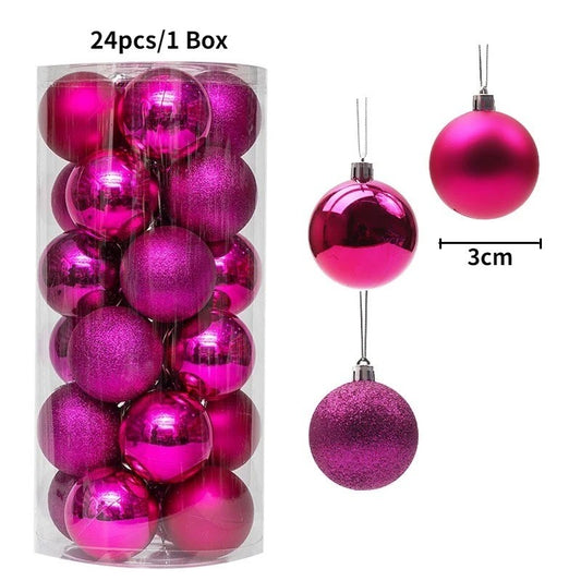 Bolas de Natal 36 pçs 3cm