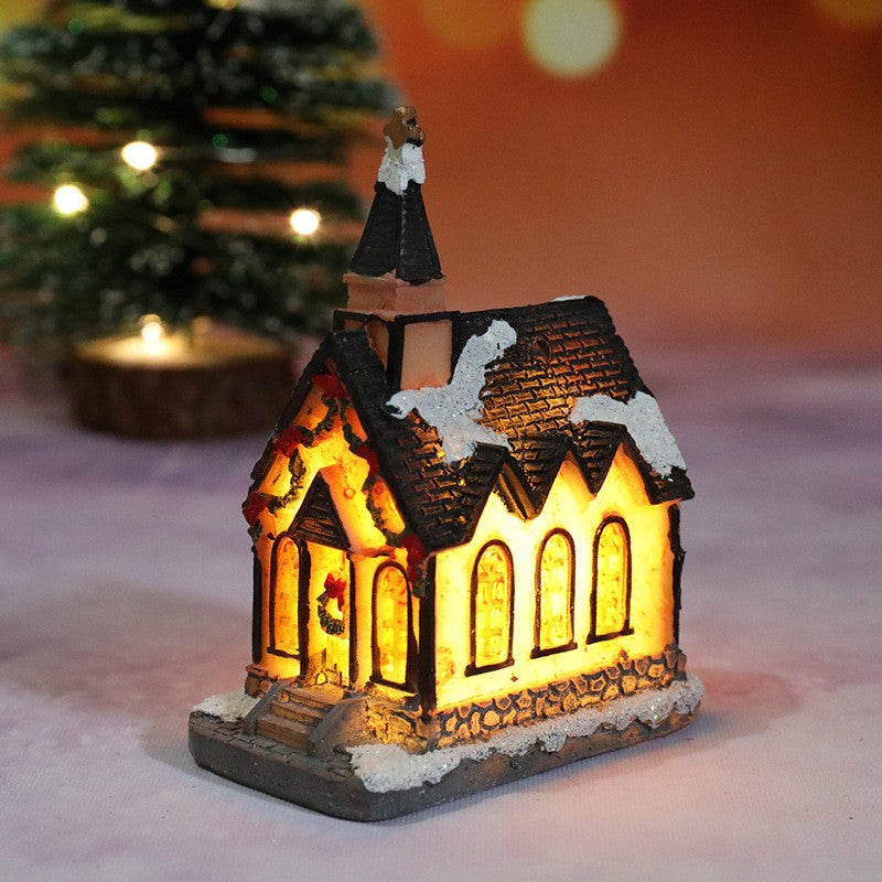 Casa de natal decorações de luz para casa