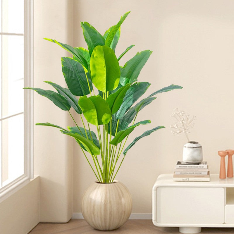 1pc plantas artificiais grande palmeira tropical