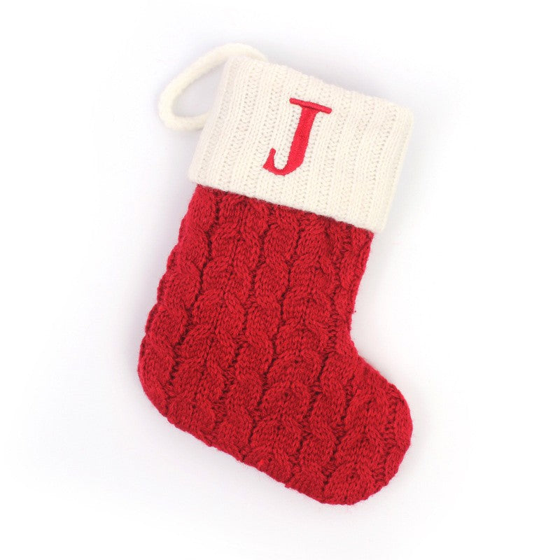 Botas de natal letras meia de natal decoração