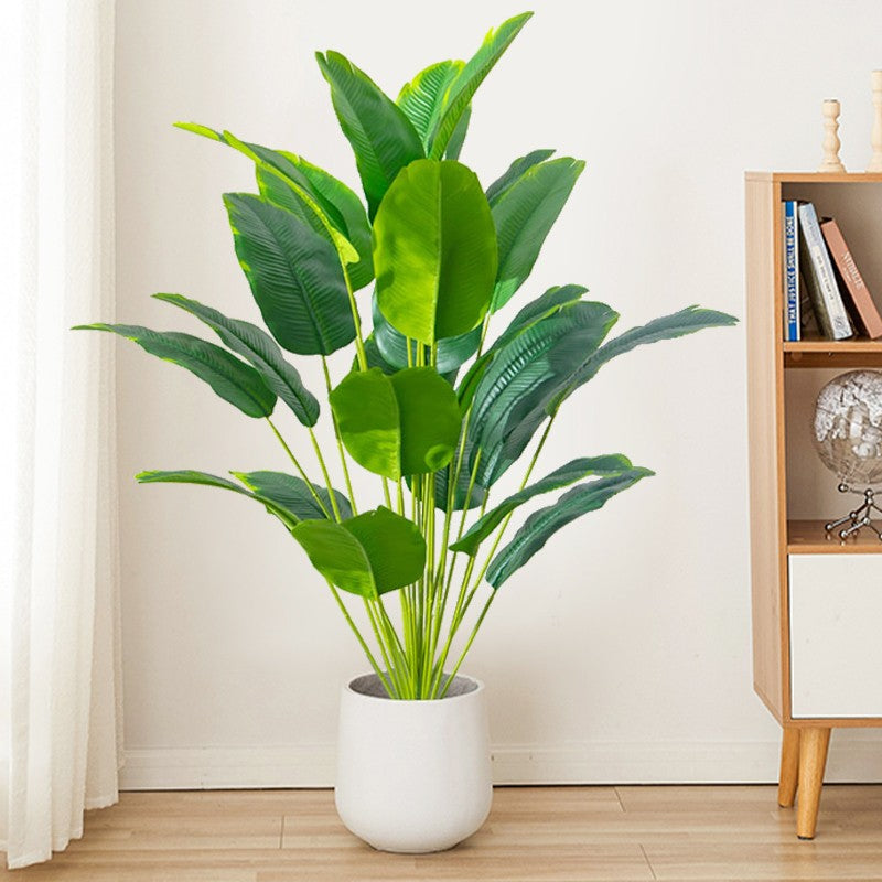 1pc plantas artificiais grande palmeira tropical
