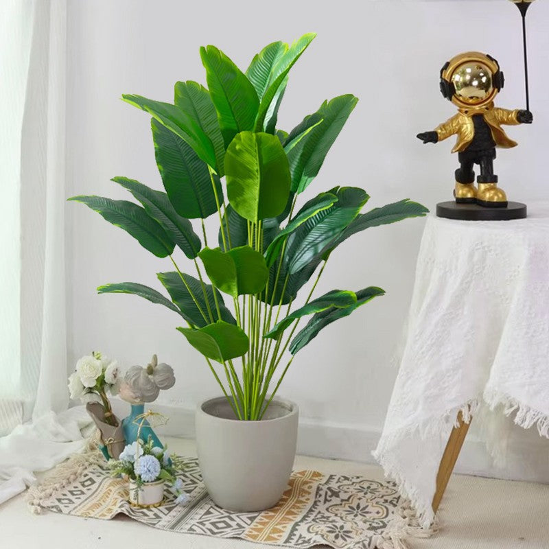 1pc plantas artificiais grande palmeira tropical