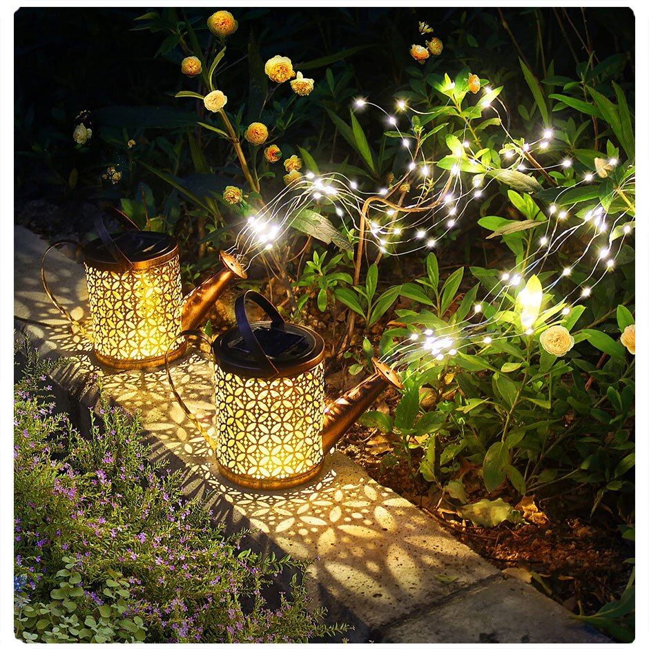 Luzes solares ao ar livre do jardim