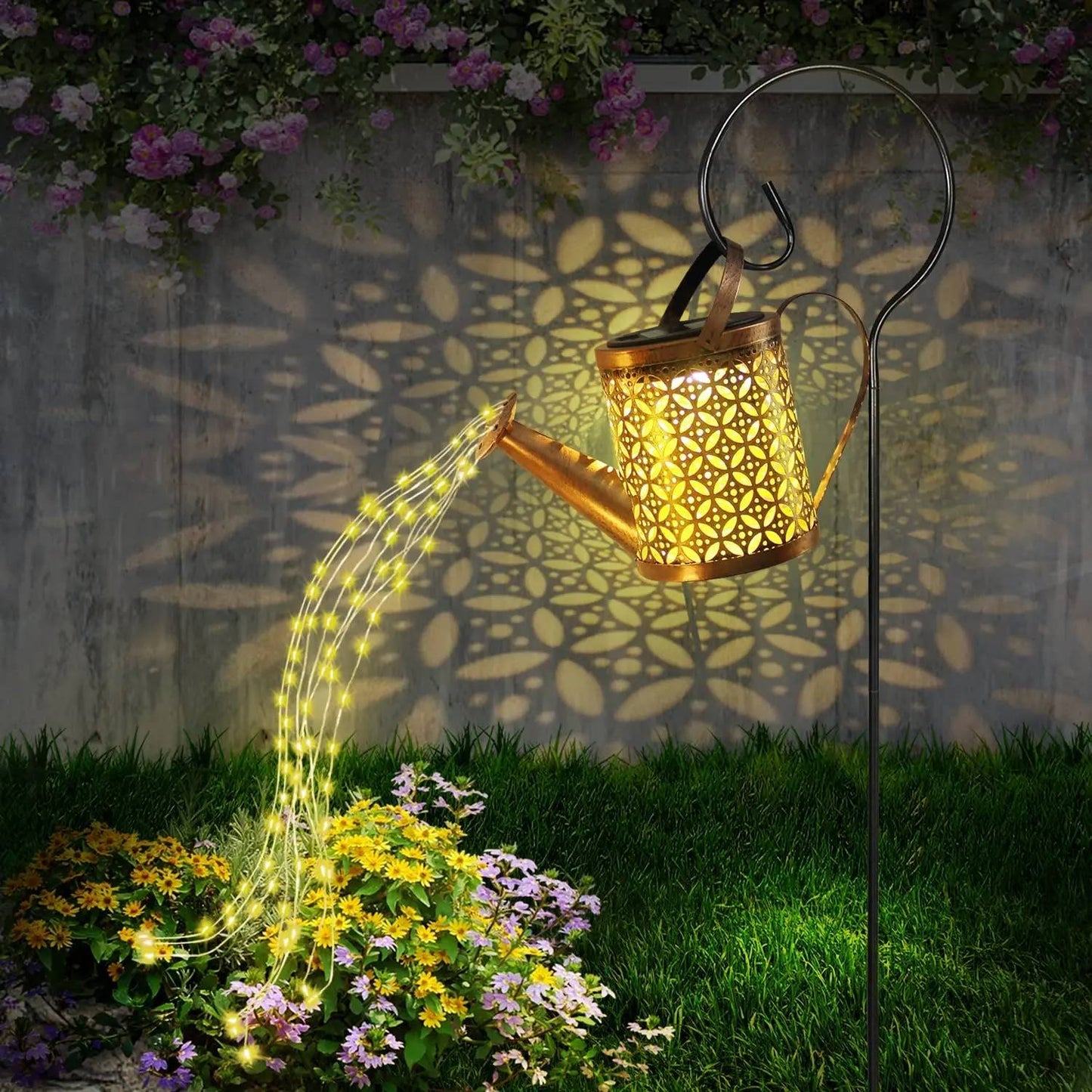 Luzes solares ao ar livre do jardim