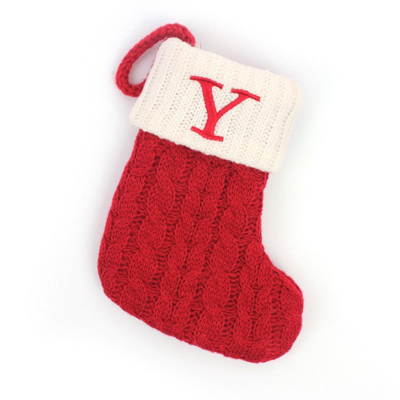 Botas de natal letras meia de natal decoração