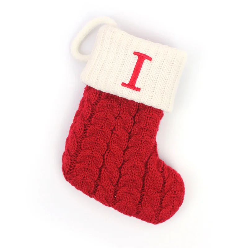 Botas de natal letras meia de natal decoração