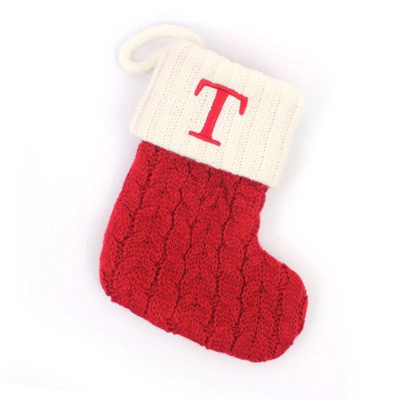 Botas de natal letras meia de natal decoração