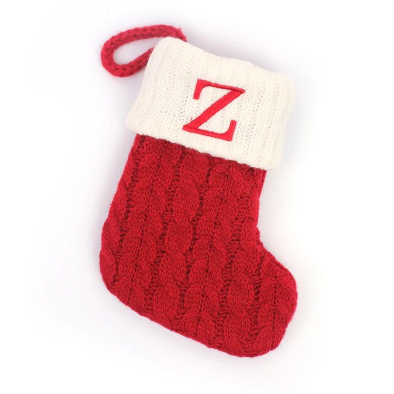 Botas de natal letras meia de natal decoração