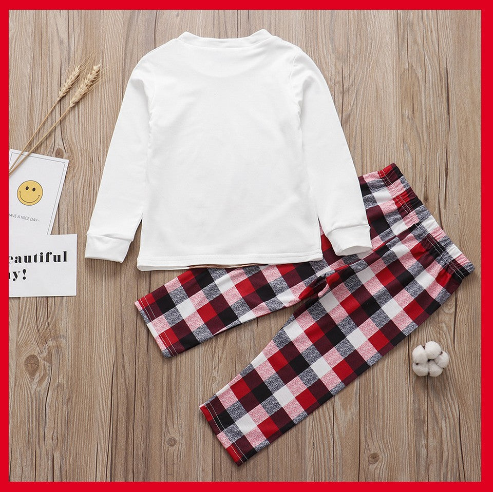 Família natal pijamas conjunto de natal combinando