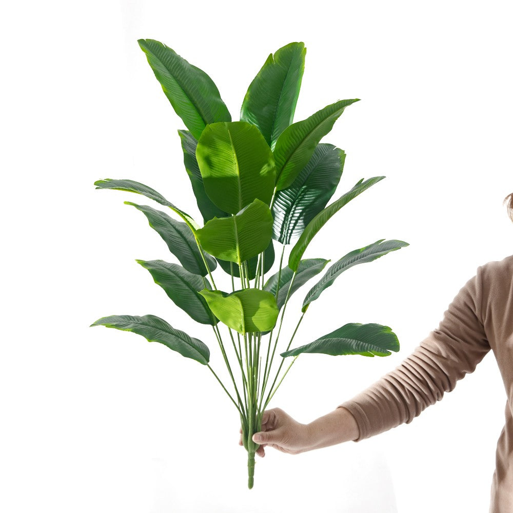 1pc plantas artificiais grande palmeira tropical