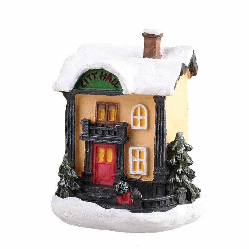 Casa de natal decorações de luz para casa