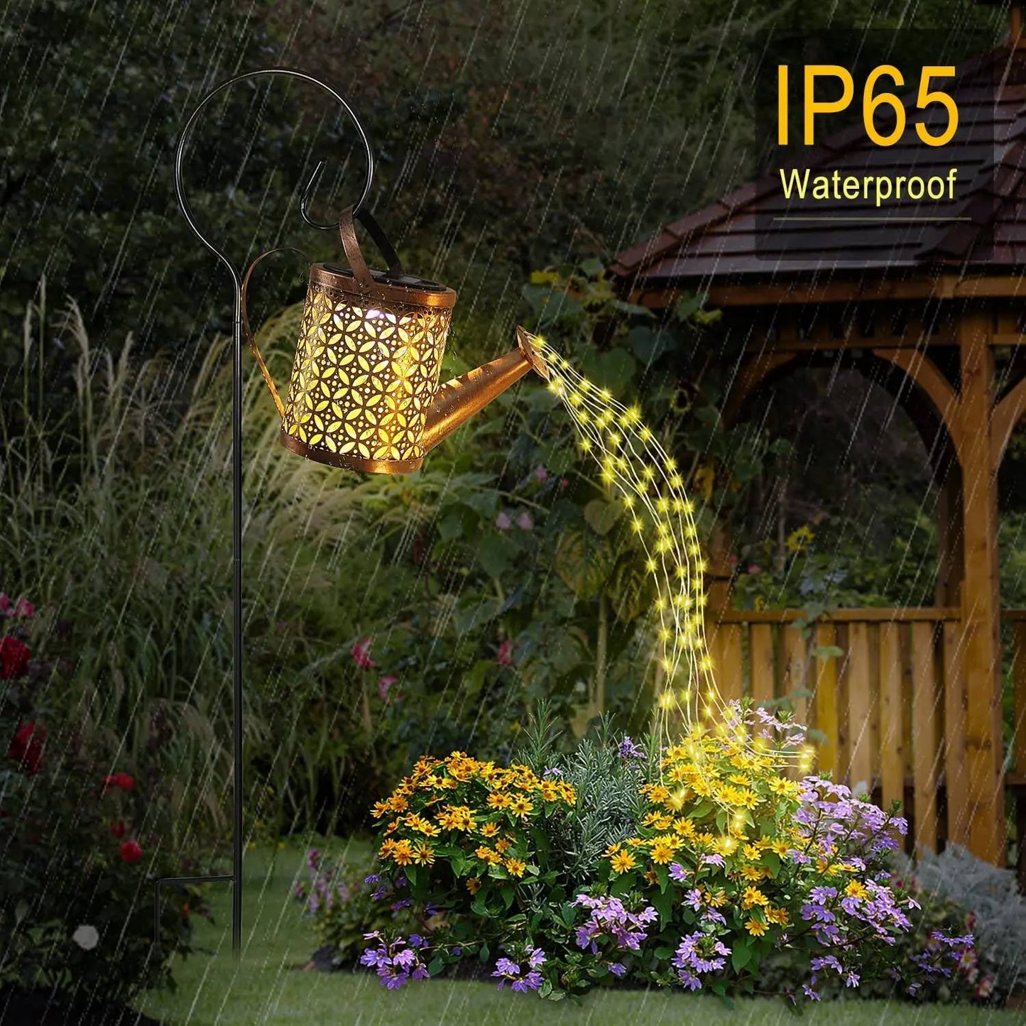 Luzes solares ao ar livre do jardim