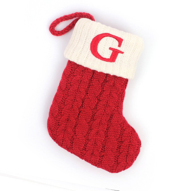 Botas de natal letras meia de natal decoração