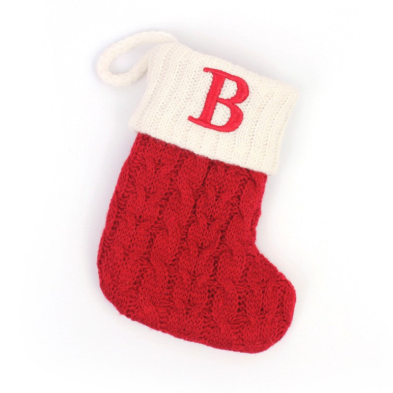 Botas de natal letras meia de natal decoração