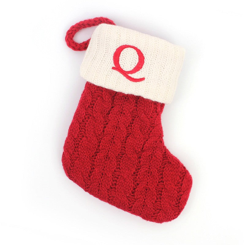 Botas de natal letras meia de natal decoração