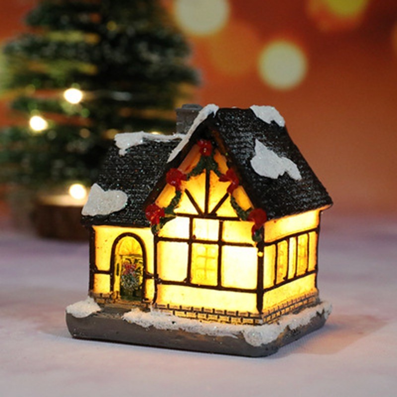 Casa de natal decorações de luz para casa