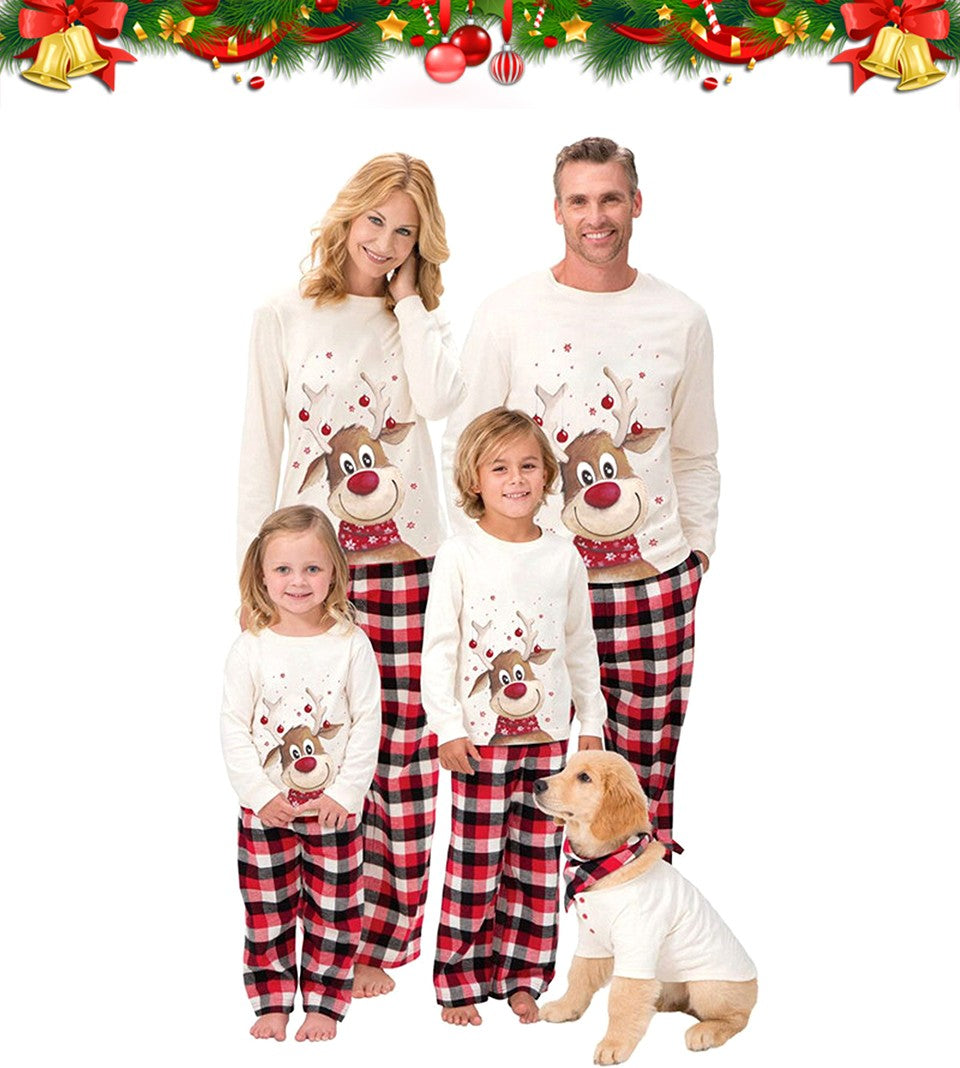 Família natal pijamas conjunto de natal combinando