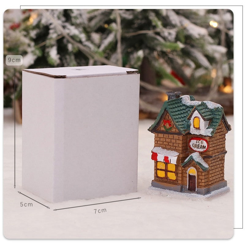 Casa de natal decorações de luz para casa