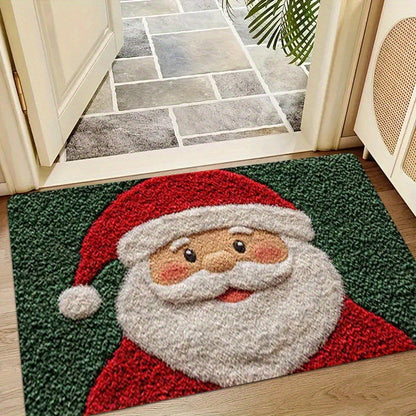 Tapete de natal porta feliz