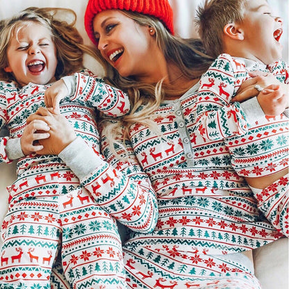 2025 natal família combinando pijamas ano novo natal pai mãe crianças roupas