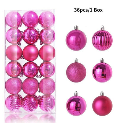 Bolas de Natal 36 pçs 3cm