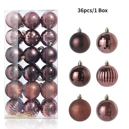 Bolas de Natal 36 pçs 3cm