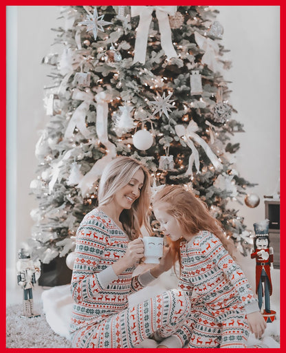 2025 natal família combinando pijamas ano novo natal pai mãe crianças roupas