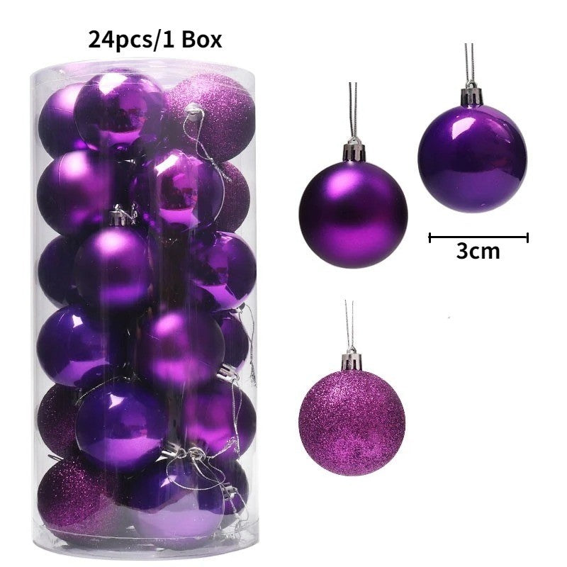 Bolas de Natal 36 pçs 3cm