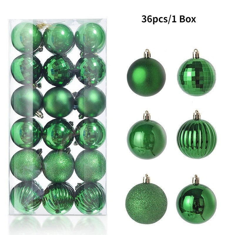 Bolas de Natal 36 pçs 3cm