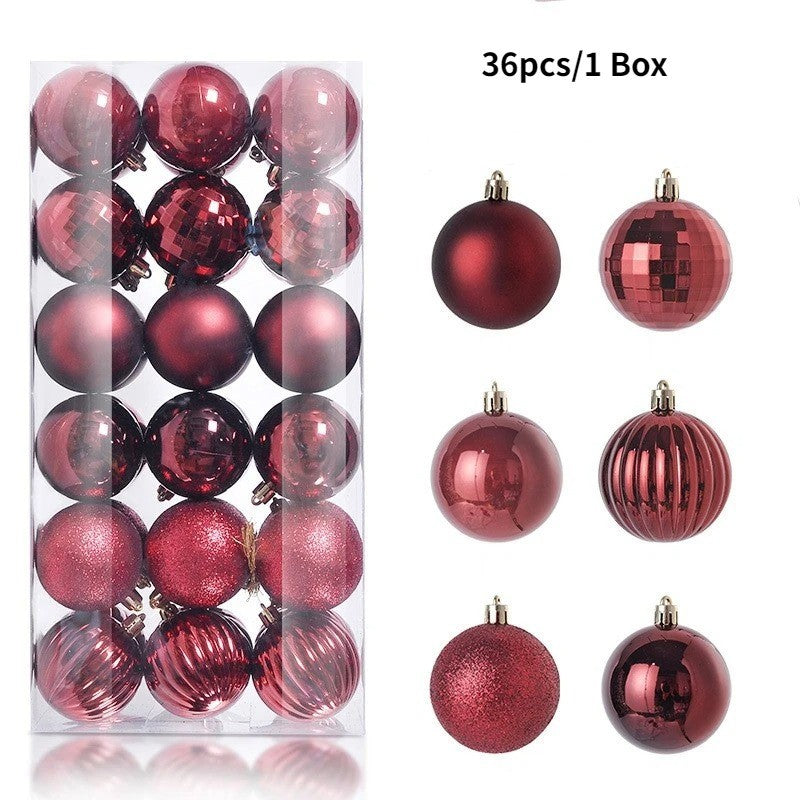 Bolas de Natal 36 pçs 3cm