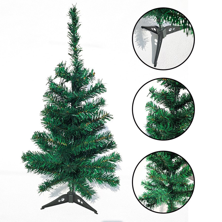 60cm mini árvore de natal pinheiro artificial