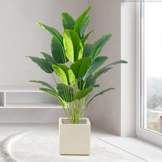 1pc plantas artificiais grande palmeira tropical
