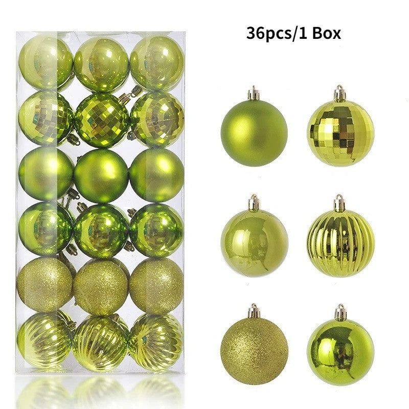 Bolas de Natal 36 pçs 3cm