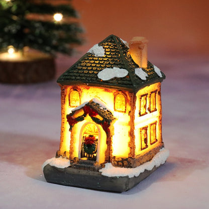 Casa de natal decorações de luz para casa