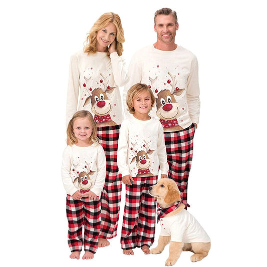 Família natal pijamas conjunto de natal combinando