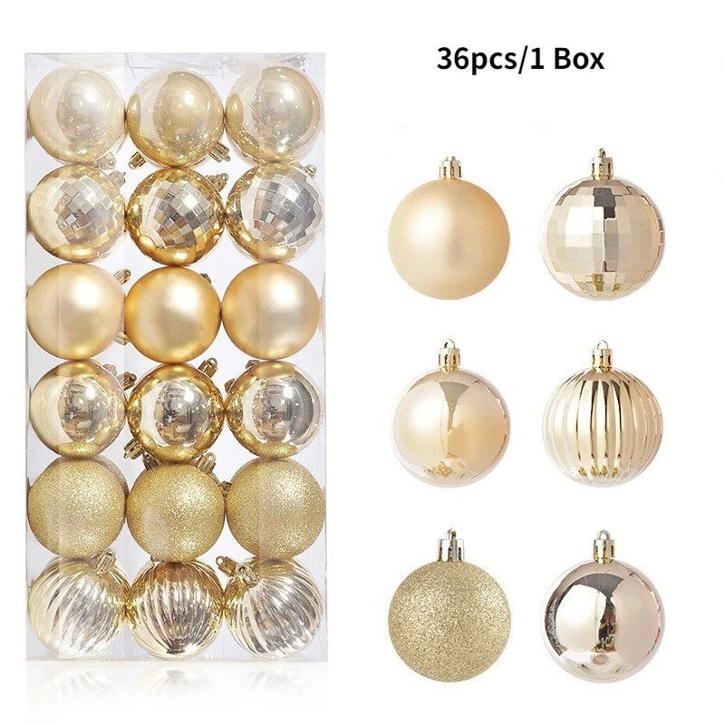 Bolas de Natal 36 pçs 3cm
