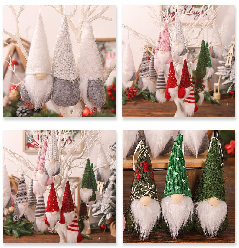 Faceless Gnome malha chapéu boneca