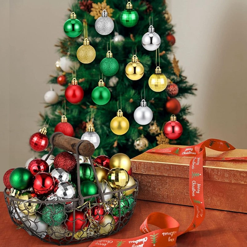 Bolas de Natal 36 pçs 3cm