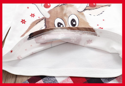 Família natal pijamas conjunto de natal combinando
