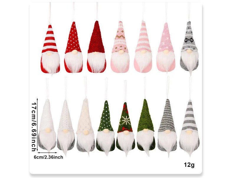 Faceless Gnome malha chapéu boneca