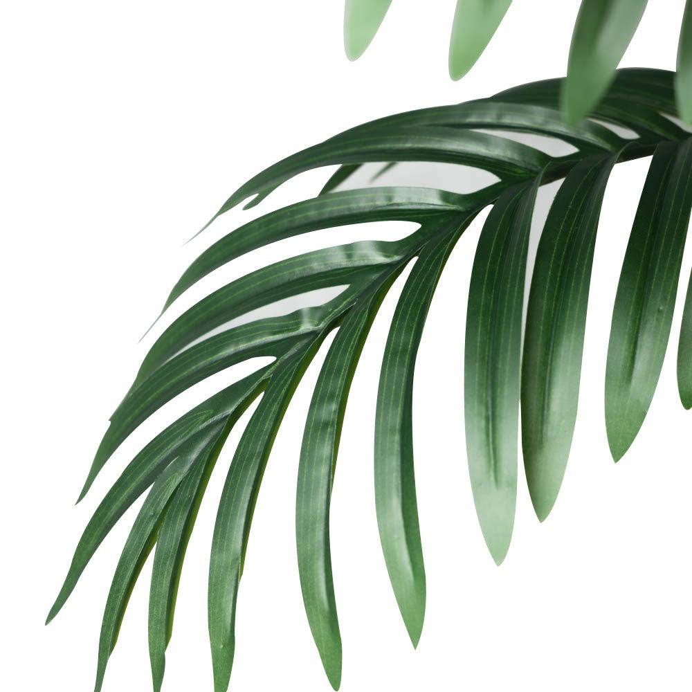Palmeira artificial grande de 90-120cm, plantas falsas tropicais, folhas
