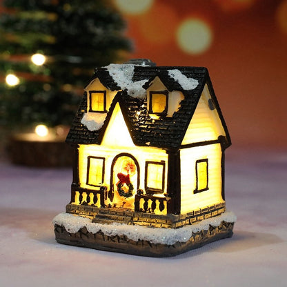 Casa de natal decorações de luz para casa