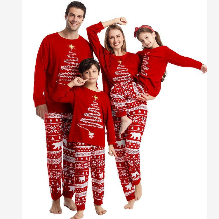 Família combinando pijamas de natal conjunto 2025 natal pai mãe filha família