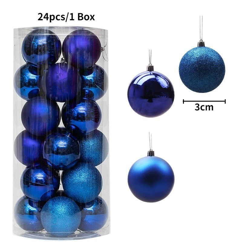 Bolas de Natal 36 pçs 3cm