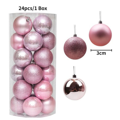 Bolas de Natal 36 pçs 3cm
